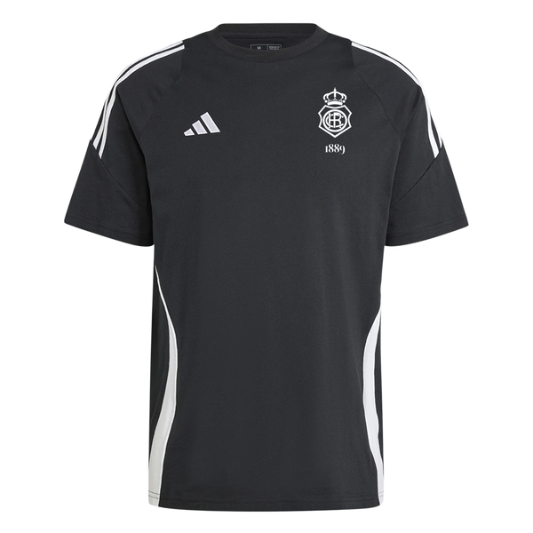 CAMISETA NEGRA ALGODÓN TÉCNICO ADULTO 25/26