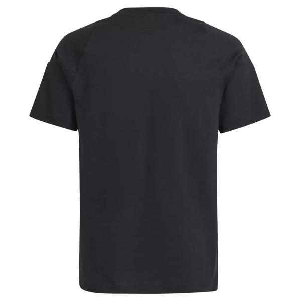 CAMISETA NEGRA ALGODÓN TÉCNICO ADULTO 25/26
