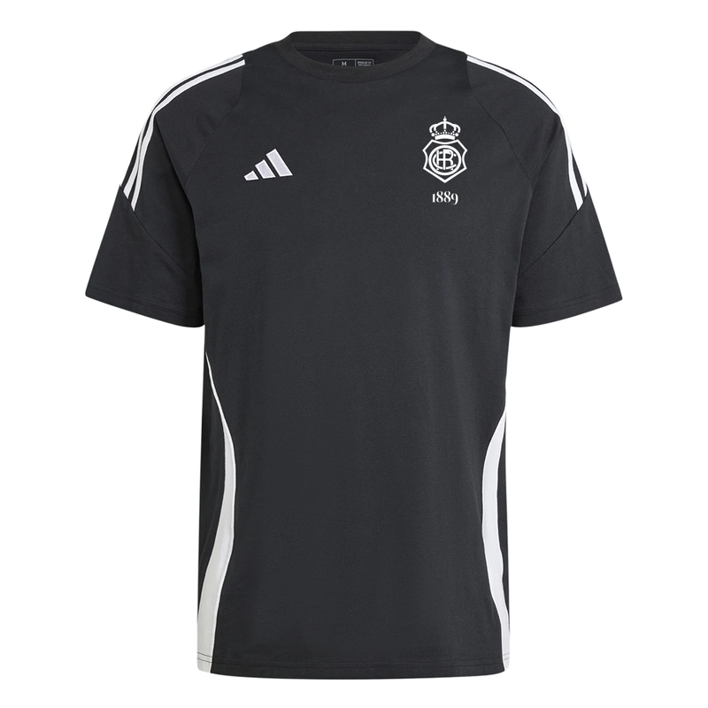 CAMISETA NEGRA ALGODÓN TÉCNICO JUNIOR 25/26