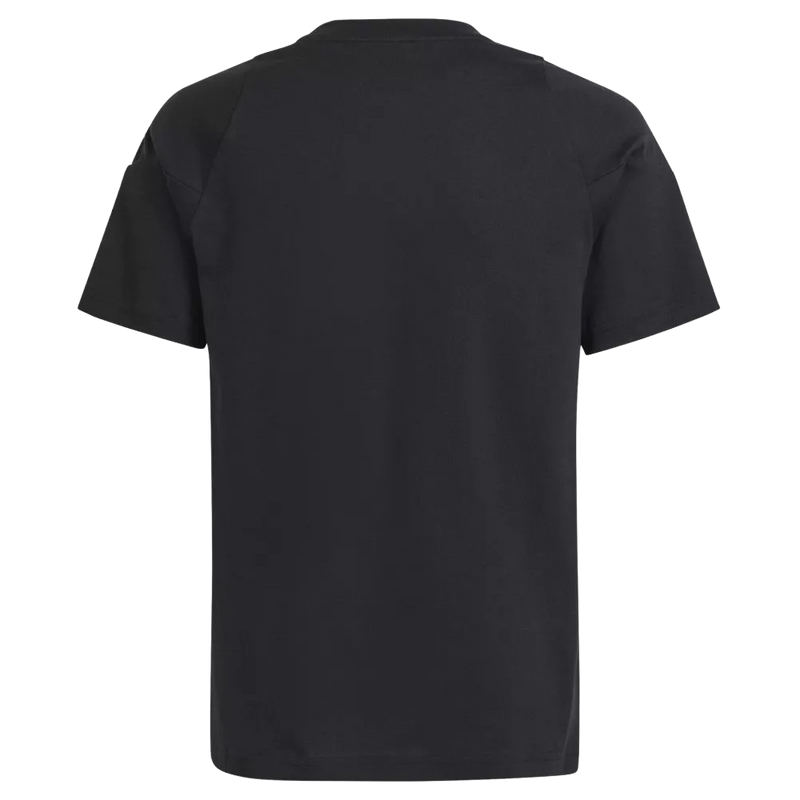 CAMISETA NEGRA ALGODÓN TÉCNICO JUNIOR 25/26