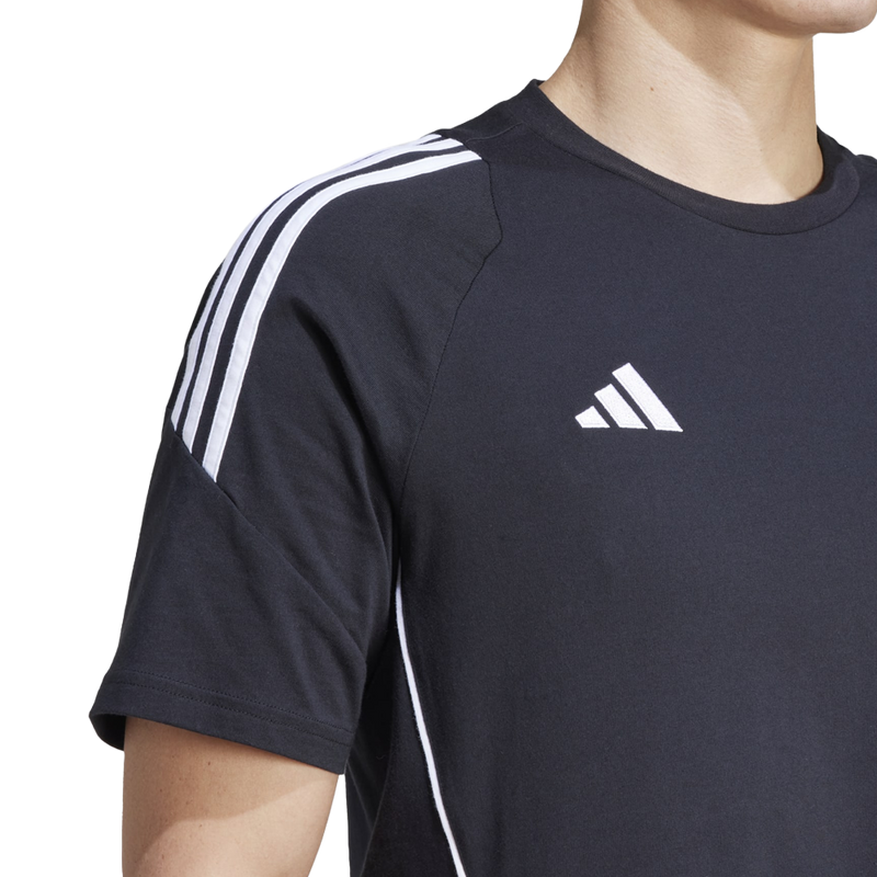 CAMISETA NEGRA ALGODÓN TÉCNICO JUNIOR 25/26